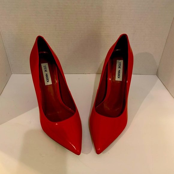 Steve Madden Shoes - Steve Madden Red Proto Pumps Size 9.5